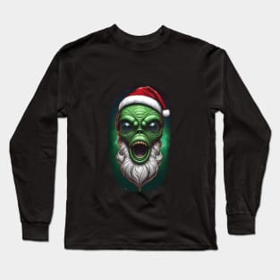 Santa Claus from Outer Space Long Sleeve T-Shirt